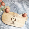 Cute Chick Happy Easter Personalised Gift Eggs & Toast Chicken Breakfast Board