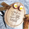 Spring Flowers Easter Personalised Gift Toast Egg Breakfast Serving Board