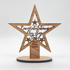 Star Congratulations Keepsake Ornament Engraved Personalised Gift