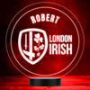London Irish Rugby Union Club Logo Sports Fan LED Colour Night Light