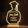 Graduate Silhouette Congratulations Graduation University White Night Light