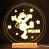 Sesame Street Elmo Stars Kid's Cartoon TV Personalised White Night Light