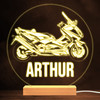 Yamaha Motorbike Biker Cool Motorcyclist Personalised Gift Night Light