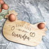 Grandpa Dippy Eggs Chicken Personalised Gift Breakfast Serving Board