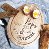Dippy Eggs and Toast Pap Personalised Gift Breakfast Serving Board