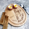 Dippy Eggs & Toast Pap Personalised Gift Breakfast Serving Board
