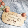 Aunty Dippy Eggs Chicken Personalised Gift Breakfast Serving Board
