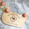Son-in-law Eggcellent Chicken Egg Toast Personalised Gift Breakfast Board