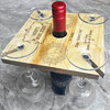 Wine Stash Daddy Father's Day Personalised Gift 4 Wine Glass and Bottle Holder