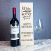 Wine Good Idea Birthday Greatest Grandad Personalised 1 Wine Bottle Gift Box