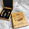 Wine Bottle Glass Daddy Birthday Personalised Wine Bottle Tools Gift Box Set