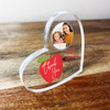 Thank You Teacher Apple Thank You Photo Heart Clear Heart Personalised Gift