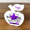 Just For You Teacher Thank You Star Purple Banner Pencil Apple Personalised Gift