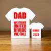 Football Shirt Father Stand United Divide We Fall 1 Small Personalised Gift