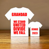 Football Shirt Grandad Stand United Divide We Fall 1 Small Personalised Gift