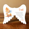 Dad I Will Always Love You Tree Bench Wings In Memory Memorial Gift Ornament