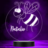 Cute Bumble Bee Bug Insect Multicolour Personalised Gift LED Lamp Night Light