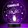 Happy Monkey and Polka Dots Colour Changing Personalised Gift LED Lamp Night Light