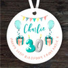 Birthday Special Age Party Balloons Painted Personalised Gift Hanging Ornament