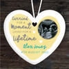 Baby Loss Memorial Gender Neutral Photo Heart Personalised Gift Hanging Ornament