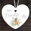 Welcome New Baby Toys Heart Personalised Gift Keepsake Hanging Ornament
