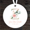 New Baby Girl Alphabet Letter Z Personalised Gift Keepsake Hanging Ornament