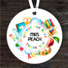 Simply The Best Thank You Teacher School Personalised Gift Hanging Ornament