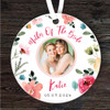 To Mother Of The Bride Photo Wedding Round Personalised Gift Hanging Ornament