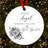 Great Grandad Memorial Angel In Heaven Custom Christmas Tree Ornament Decoration