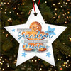 Special Grandson Gingerbread Man Personalised Christmas Tree Ornament Decoration