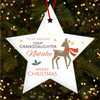 Amazing Great Granddaughter Reindeer Custom Christmas Tree Ornament Decoration