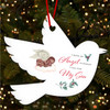 Son Dark Skin Sleeping Baby Angel With Wings Custom Christmas Tree Decoration