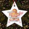 Special Niece Gingerbread Man Personalised Christmas Tree Ornament Decoration