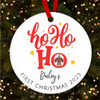 Ho Ho Ho Dogs First Puppy Style 2 Custom Christmas Tree Ornament Decoration