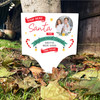 Stop Here Santa Photo Personalised Decoration Christmas Outdoor Garden Sign