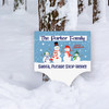 Of Snowmen Santa Stop Here Personalised Decoration Christmas Outdoor Garden Sign