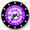 Purple Vinyl Record Any Song Custom Gift Personalised Clock