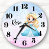 Disney Princess Frozen Elsa Personalised Gift Personalised Clock