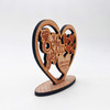 Engraved Wood She Said Yes Hearts Engagement Ring  Keepsake Personalised Gift