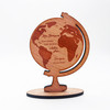 Engraved Wood Teacher Thank You Globe School Leavers Keepsake Personalised Gift