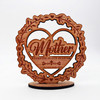Wood Mother Memorial Wreath Forever In Our Hearts Keepsake Personalised Gift