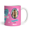 The Best Ever Aunty Gift Photo Pink Tea Coffee Personalised Mug