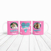 The Best Ever Sister Gift Photo Pink Tea Coffee Personalised Mug