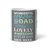 4 Photos Amazing Dad Gift Tea Coffee Personalised Mug