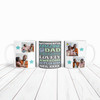 4 Photos Amazing Dad Gift Tea Coffee Personalised Mug