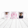 80th Birthday Gift Aged To Perfection Pink Photo Tea Coffee Personalised Mug