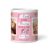 Aunt Gift Pink Flowers Photo Tea Coffee Personalised Mug