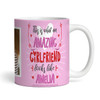 Romantic Gift For Girlfriend Amazing Birthday Valentine Photo Personalised Mug