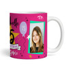 15 Years Photo Pink 15th Birthday Gift For Teenage Girl Awesome Personalised Mug