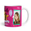 17 Years Photo Pink 17th Birthday Gift For Teenage Girl Awesome Personalised Mug